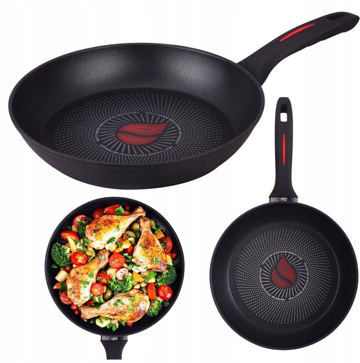 Elegance Koekenpan 24cm met Thermo Point - Geschikt voor Inductie