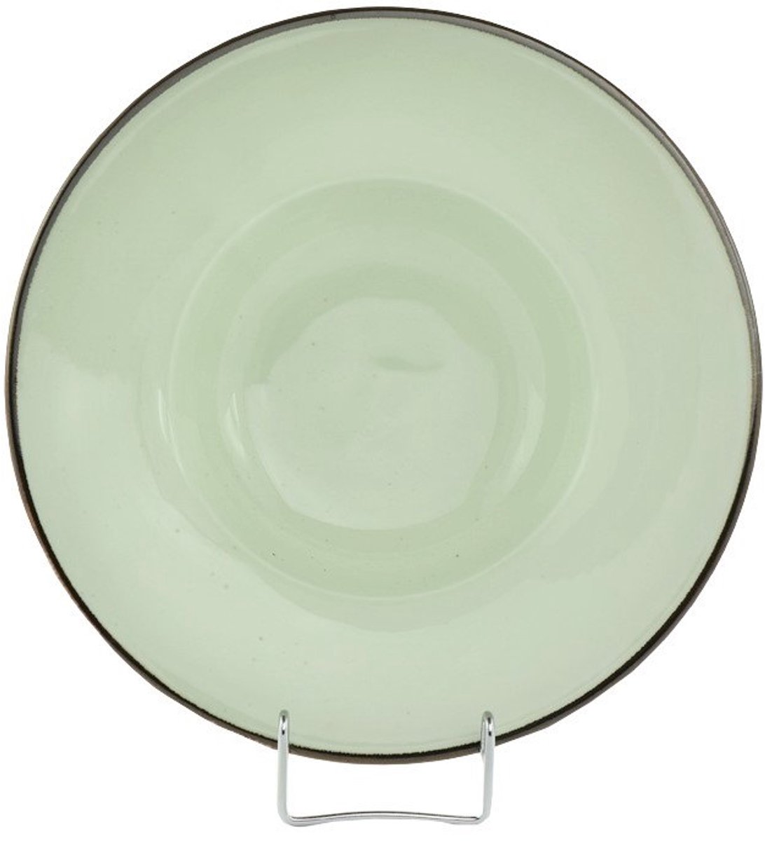 Diep pastabord 27 cm RUSTIEK MINT - Porseleinen Bogucice