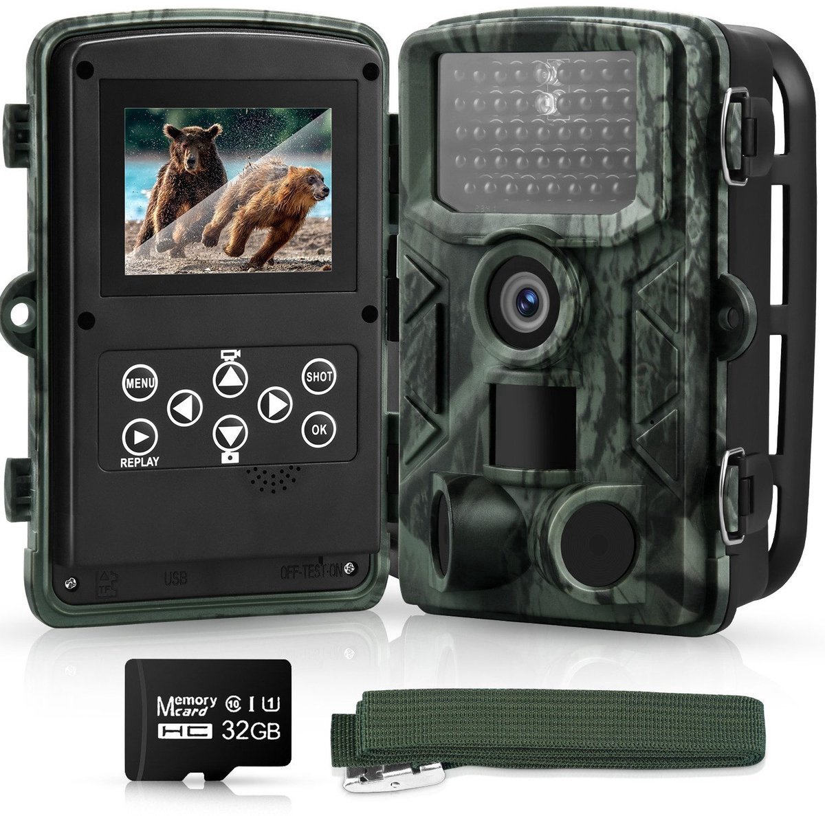 Camera - Camerabewaking - Professionele Wildcamera met Nachtzicht - Wildlife camera