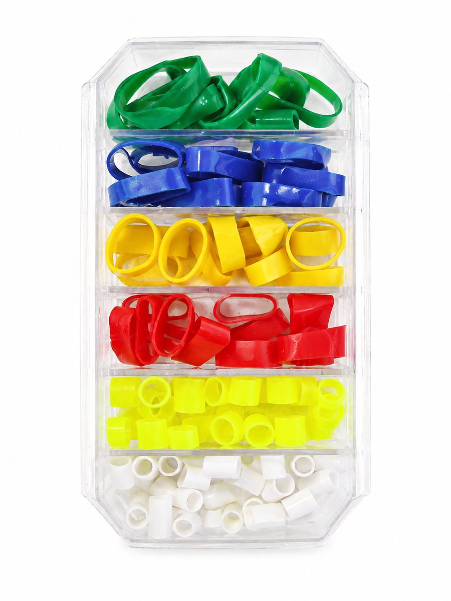 Reniers Fishing Silicone Rings Assortiment Box - Maat : Big Size