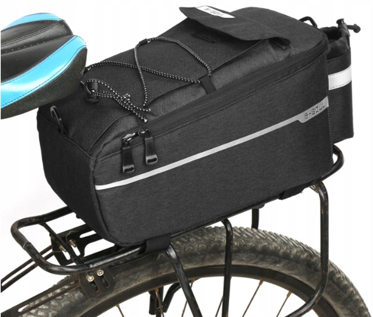 B-Soul Fietsbagagedragertas Thermal 8L Waterdicht met Fleshouder