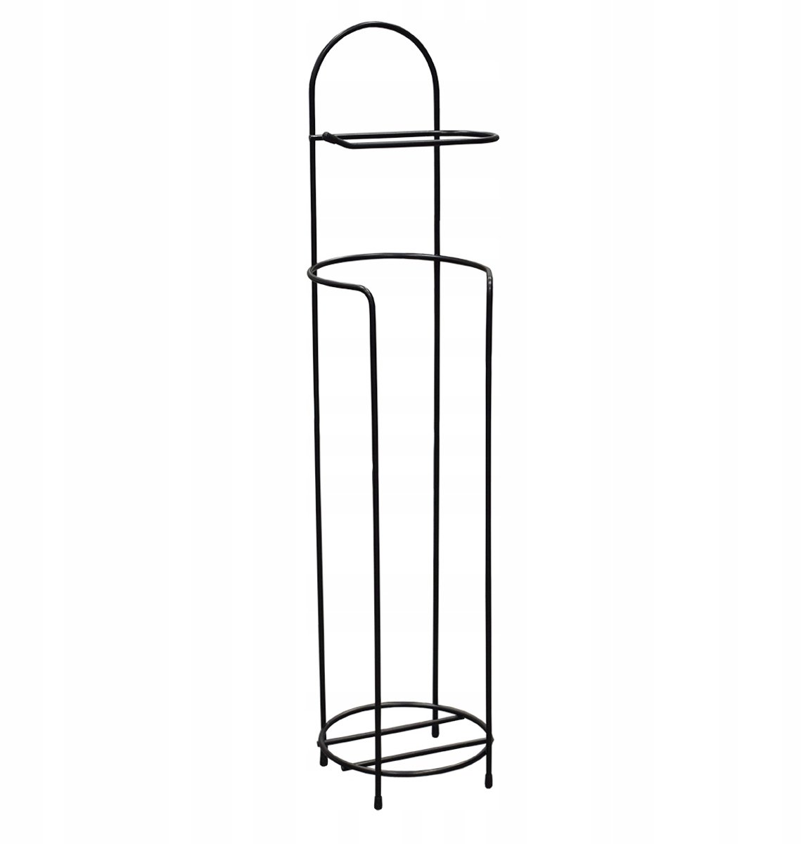 Sepio Zwarte Toiletrolhouder Vrijstaand - Model 105