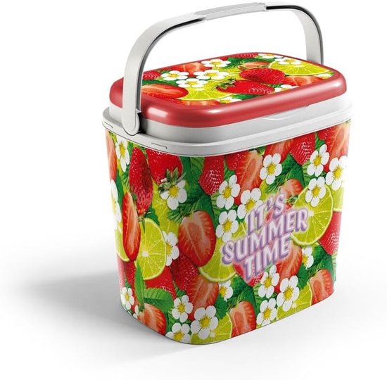 Grote Koelbox - Geïsoleerde Reisbox - Buiten Activiteiten - Lichtgewicht Met Handvat - 27 Liter Capaciteit - Zomer Strand — afbeelding 4