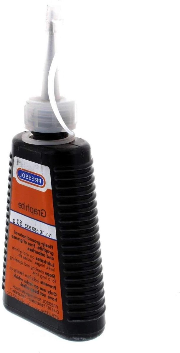 Smeermiddel Grafiet - Droog Smeermiddel - Corrosie Voorkomen - Vetvrij en Geurloos - 50 g - Zwart