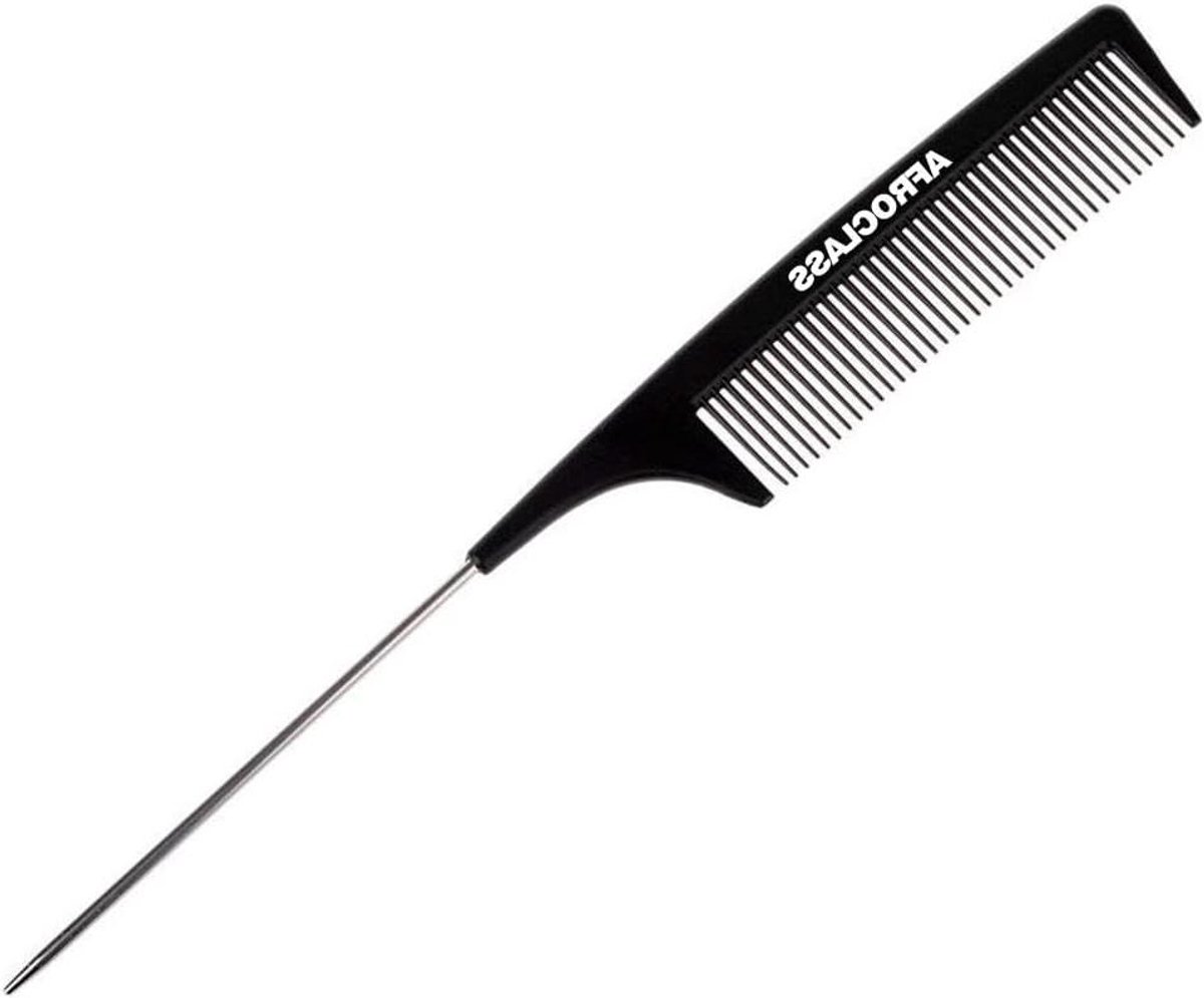 Metalen Staartkam - Stylingkam Puntkam - Haar Stylen - Precisie Ontwerp - 25 cm - Zwart