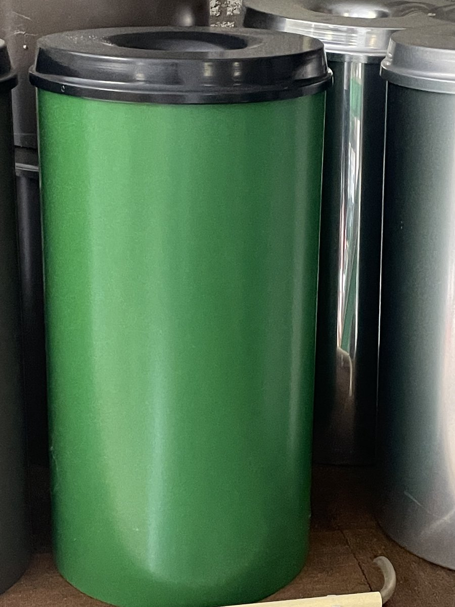 Afvalbak 50 liter met vlamdover Vepa BINS