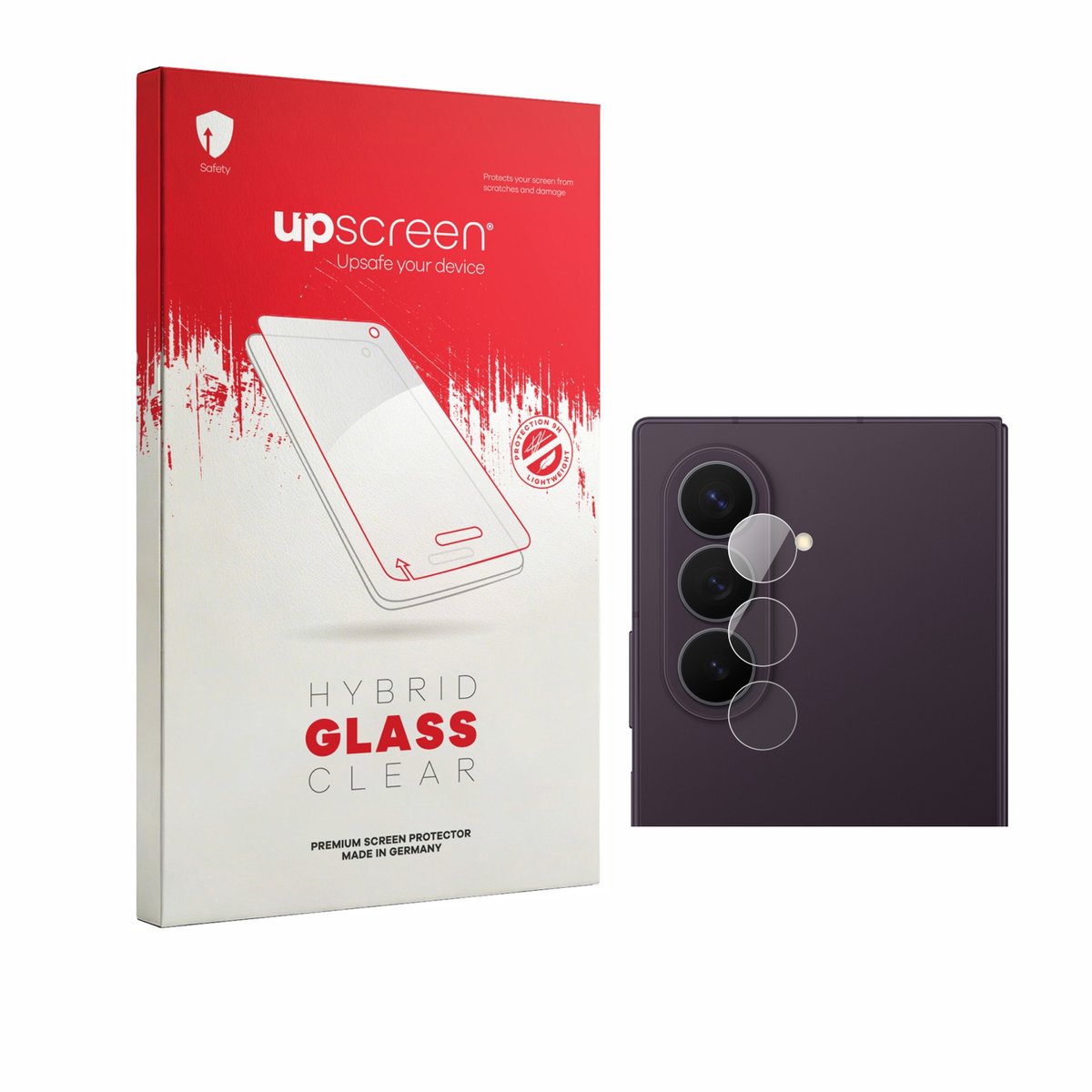 upscreen - Screenprotector voor Samsung Galaxy Z Fold 8 Ultra (ALLEEN Camera Lens) - Folie Beschermfolie Beschermglas transparant
