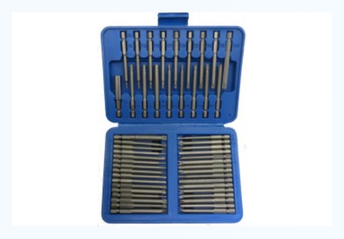 Stahlkaiser 50-dlg. extra lang bit set.