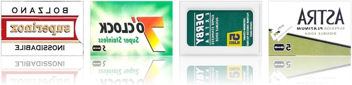 Scheermesjes Set - Vervangende Mesjes - Glad Scheren - Verschillende Merken - 20 Stuks - Zilver