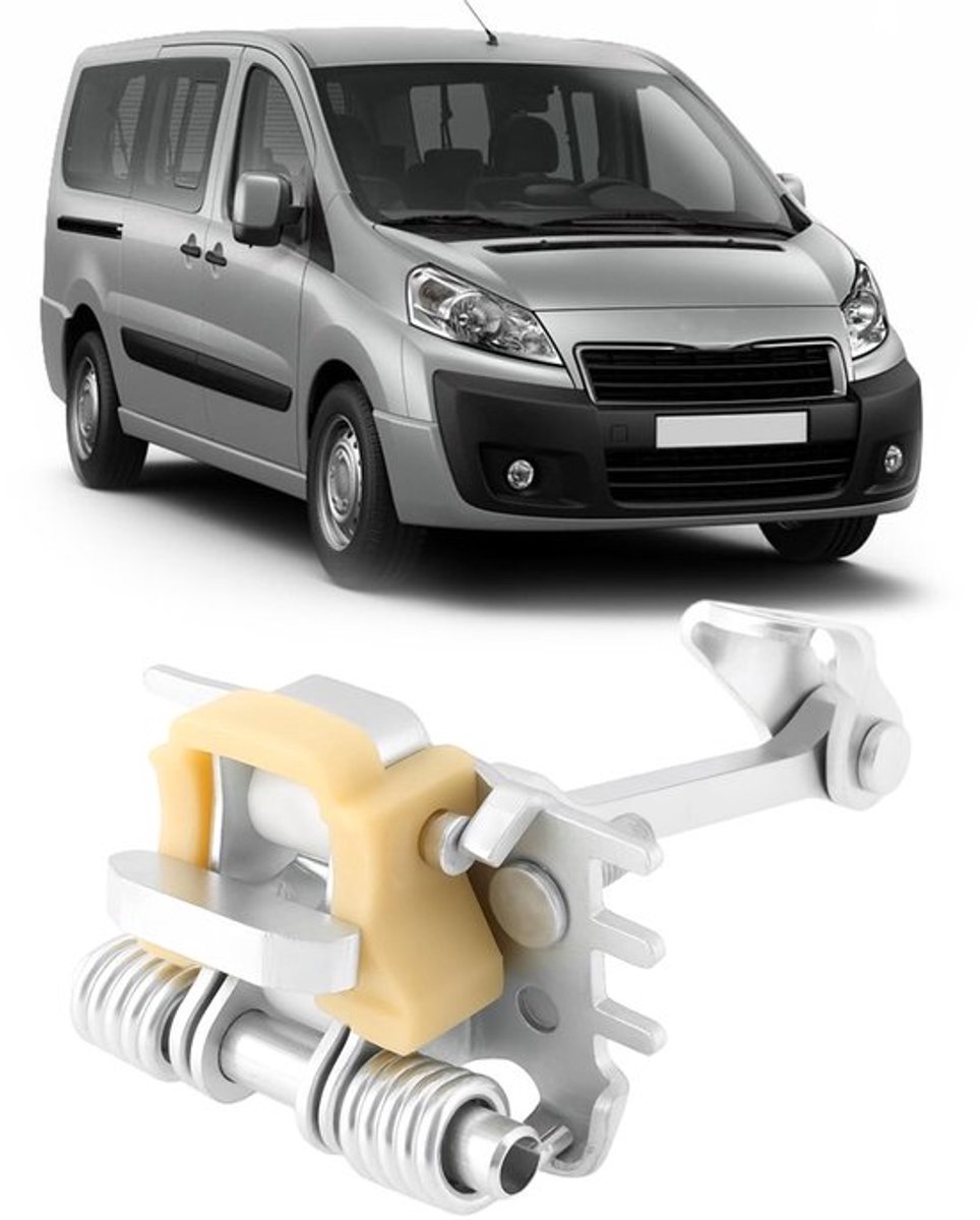 Scharnier Hoogwaardige Metaalconstructie - Scharnier Reparatie Plaat - Deur Scharnieren - Compatibel met Citroen Dispatch 2007-2016 - Slagvast en Buigbestendig - Eenvoudige Montage - Deurscharnier