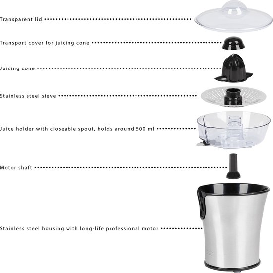 ProfiCook ZP 1018 - Citruspers - 100 W van Merkloos — afbeelding 2