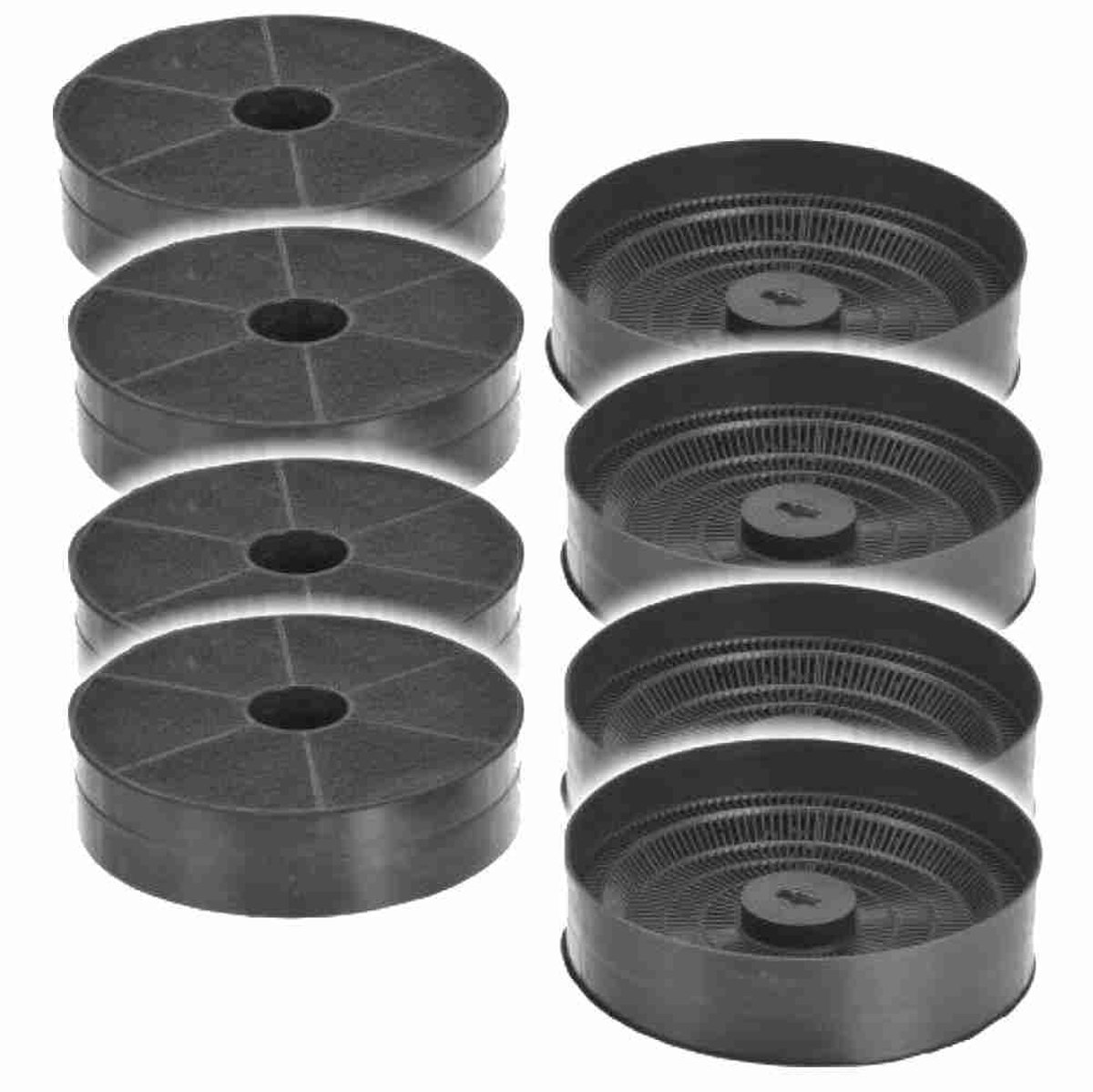 4x Novy Koolstoffilter 508-900752 / 0051H0100 / 6200055 (2 St.)