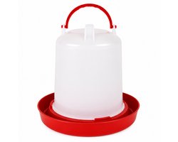 Natuurlijker leven® Drinkklok voor Pluimvee met Handvat – 3 Liter - drinktoren - drinksilo - drinkbak