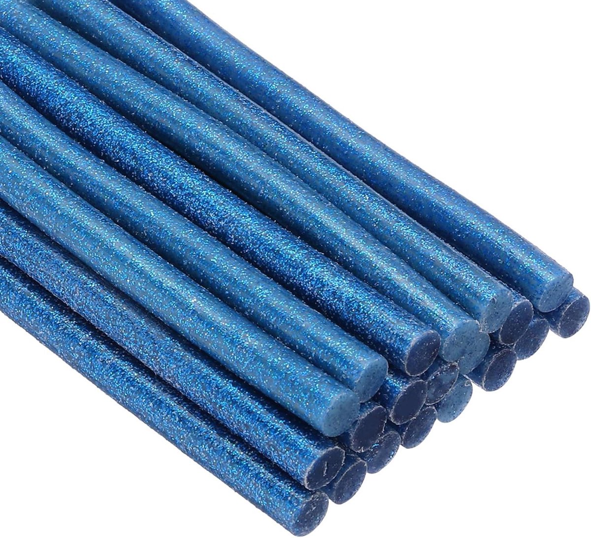 Lijmsticks - Hete lijm sticks - Hobby projecten - Sterke viscositeit - 7x100 mm - Blauw glitter