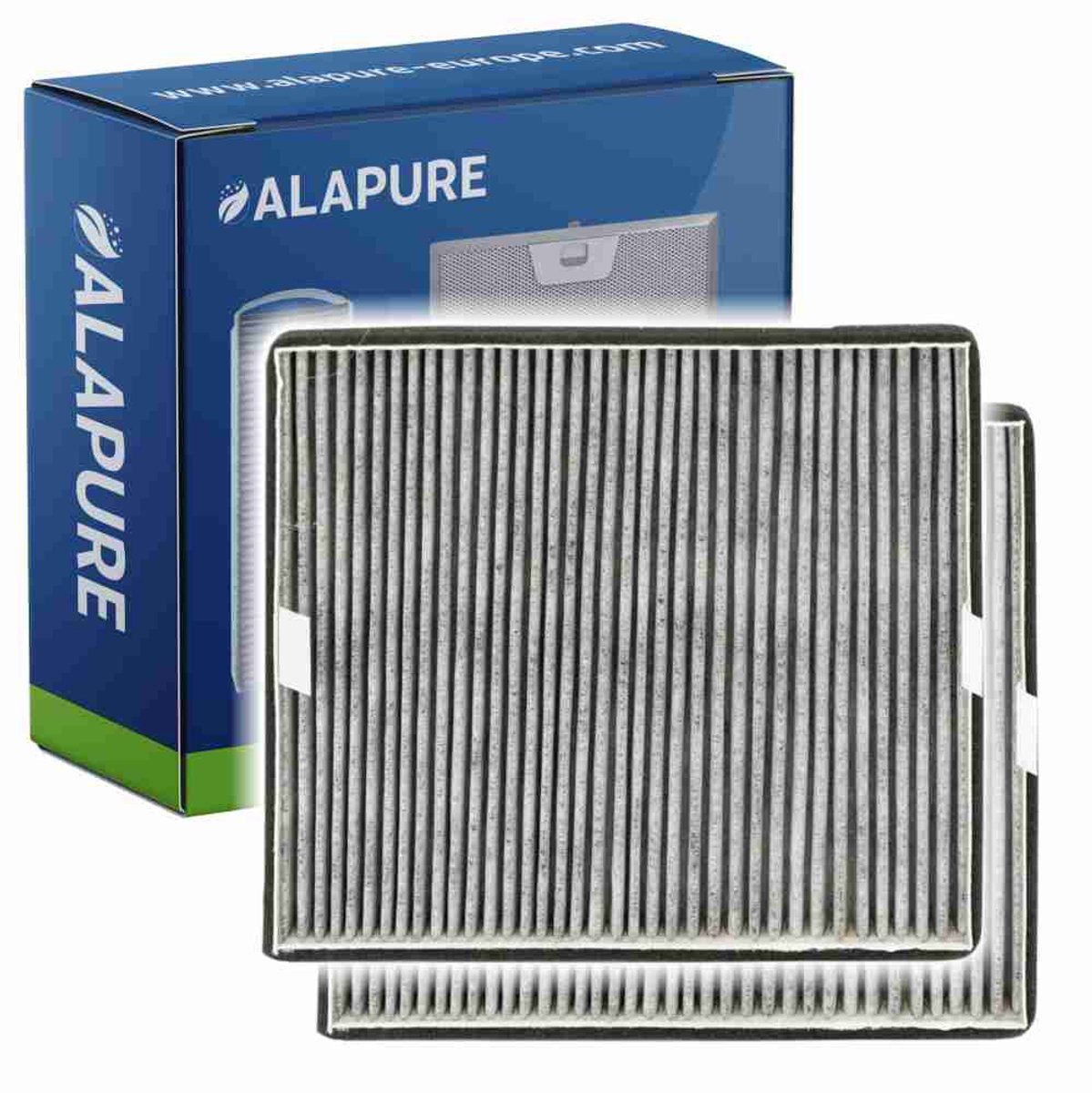 2x Alapure 4550 Compatibel met Miele Koolstoffilter D12-P / DUMF12