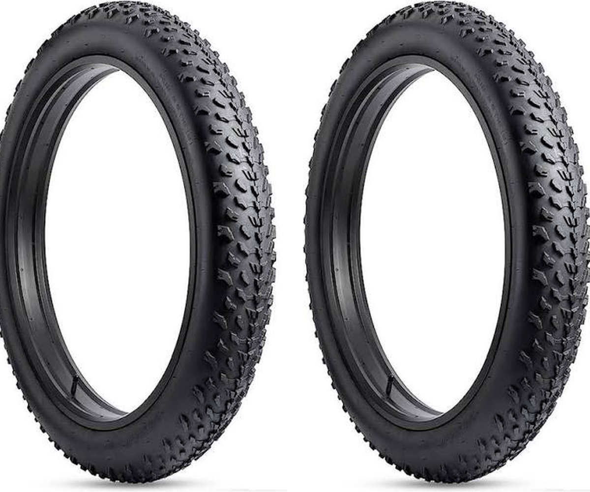 FONL Antilekband Fatbike 20x4.0 - extra dikke buitenband - lekbestendig & duurzaam - geschikt voor fatbike - 2 banden