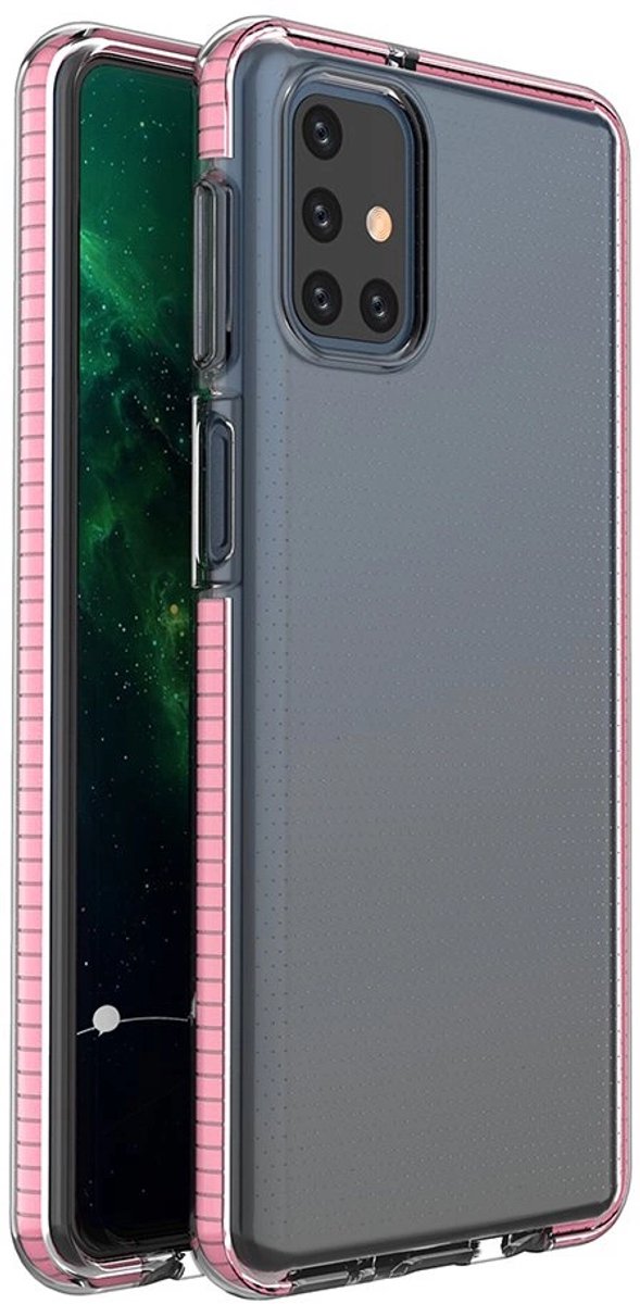 Hurtel Spring Case Cover Voor Samsung Galaxy M51 Gel Met Frame