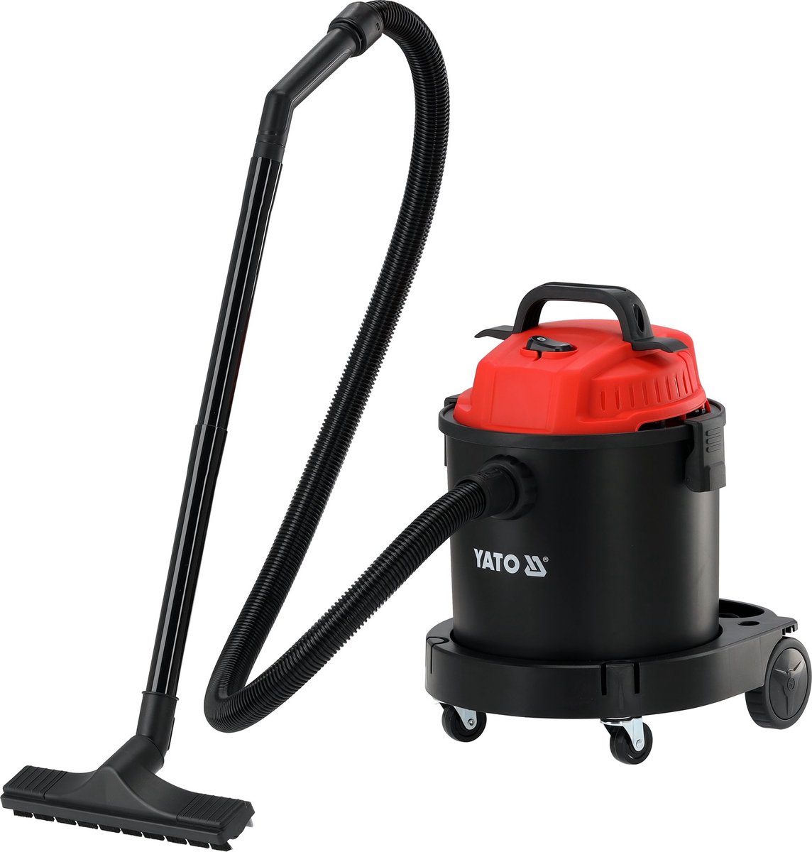 YATO YT-85702 Industriële Bouwstofzuiger – 1200W – 20L – Zakloos – HEPA Filter – Alleszuiger voor Werkplaats, Gara & Bouw
