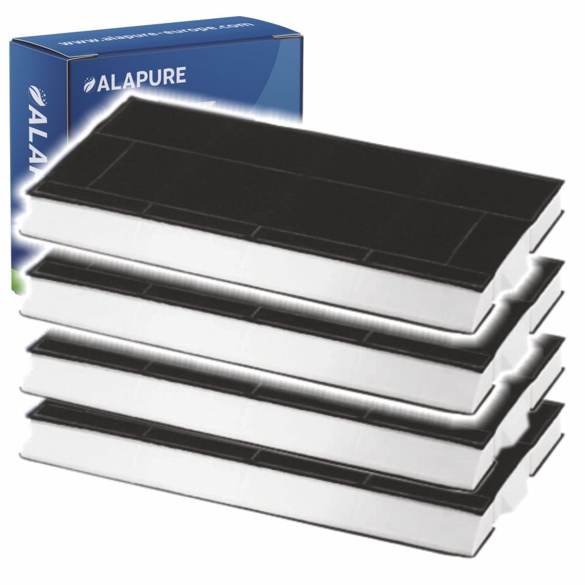 4x Koolstoffilter voor Bosch 00434229 / 434229