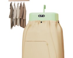 Draagbare droger – met timerfunctie – Compacte droger | Geschikt voor appartement, kamperen, badkamer, balkon, binnen, buiten, terras, keuken en garage.