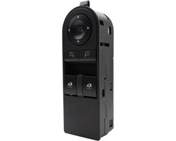 Raamschakelaar voor Opel Astra H/Zafira B - 14 pinnen - 13228879 - Hoofdschakelaar ramen - Zwart