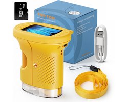 Tidy Tom® Kindermicroscoop - Microscoop - Incl. SD kaart - 1000x Zoom - STEM speelgoed