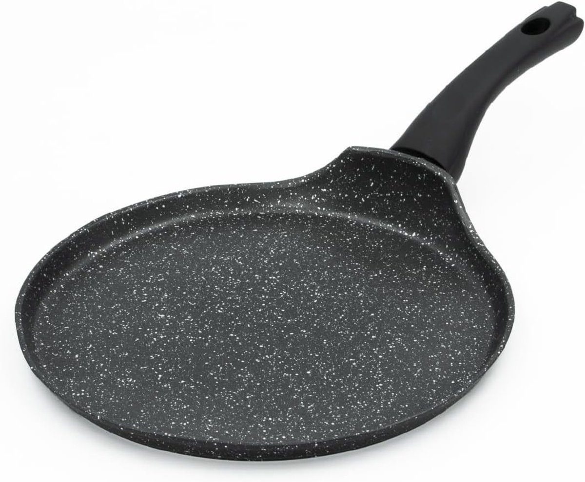 Pannenkoekenpan - Aluminium - Antiaanbaklaag - Cool Touch handvat - Voor Inductie en Gas