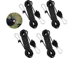 Spanner - Reflecterende trekkoordspanner - 4 meter - Meerkleurig