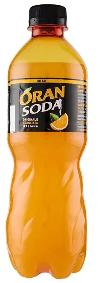 Fonti di Crodo - OranSoda l’originale - 12 x 450ml - Limonata Italiana
