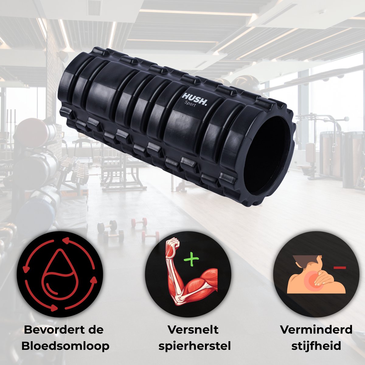 HUSH Sport - Foam massageroller 33x14 cm thumbnail 3