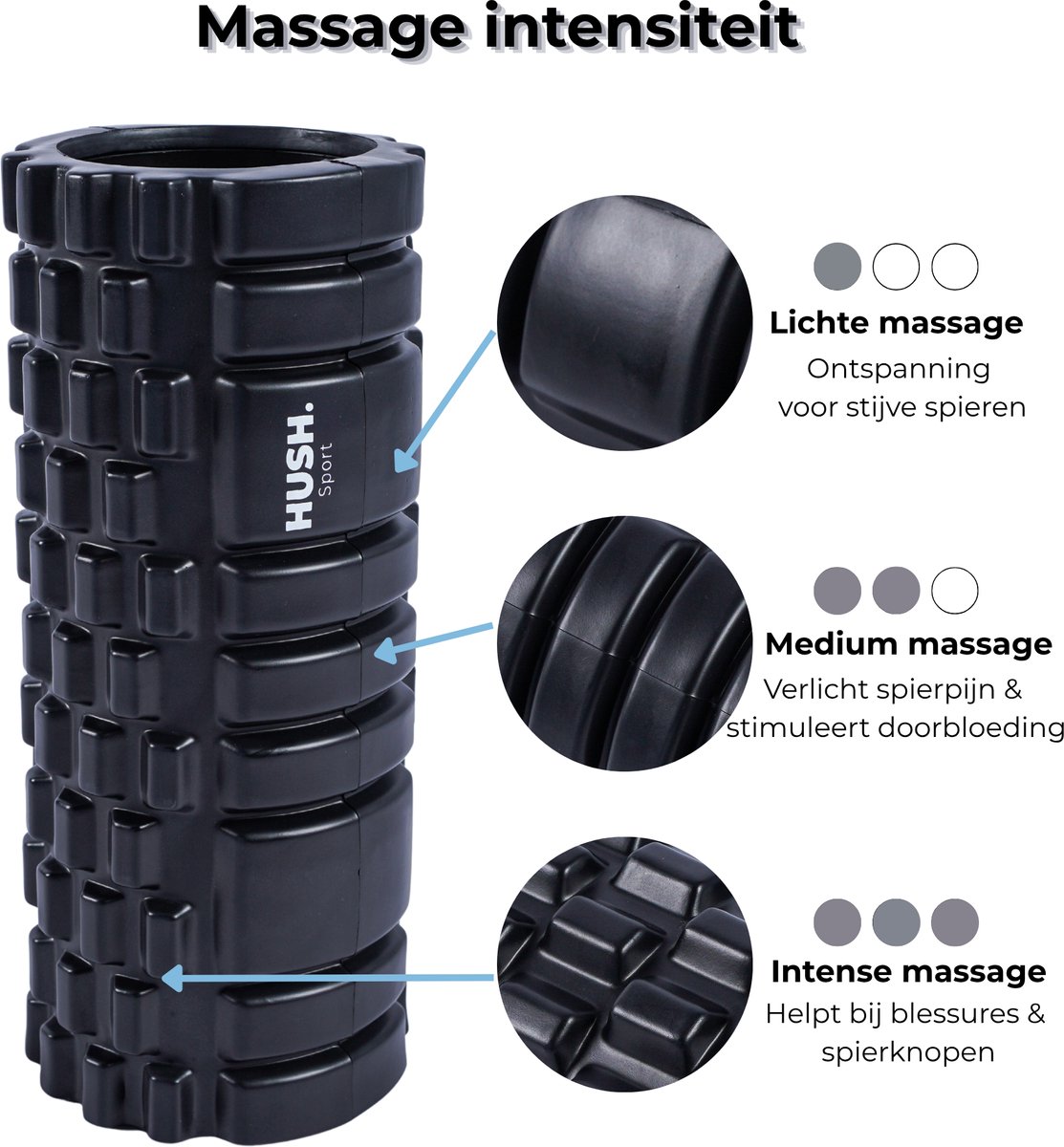 HUSH Sport - Foam massageroller 33x14 cm thumbnail 2