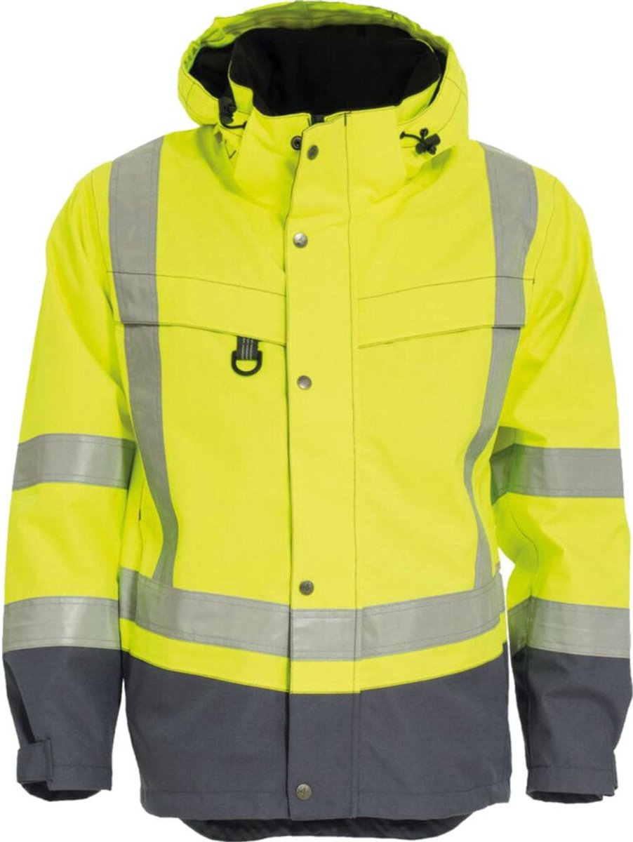 Tranemo Waterdichte high-vis shelljack van Tranemo werkjas | Maat XL