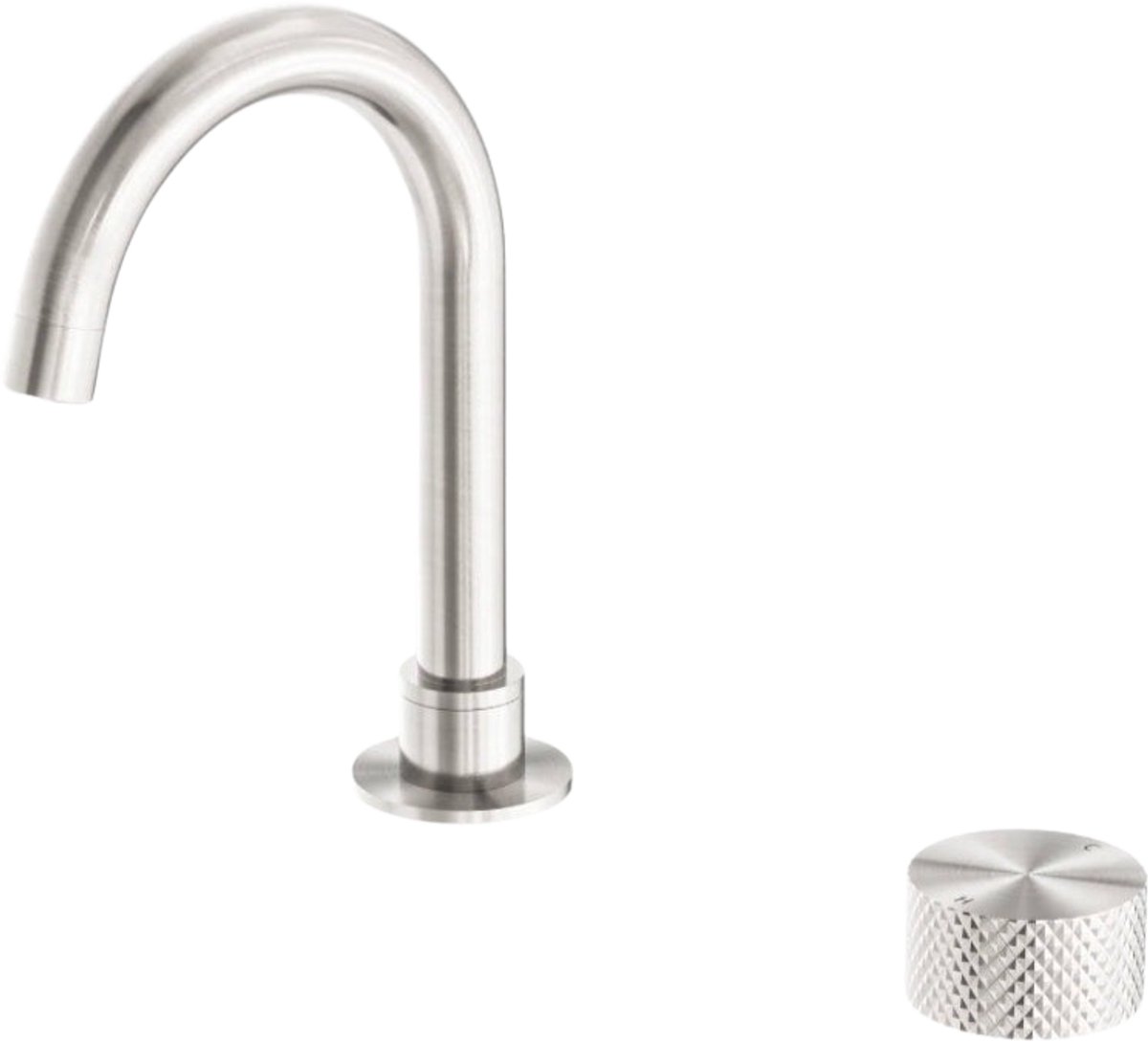 Owen & Finch Progressive Wastafelkraan 2-Gats Laag Model | Geborsteld Nikkel