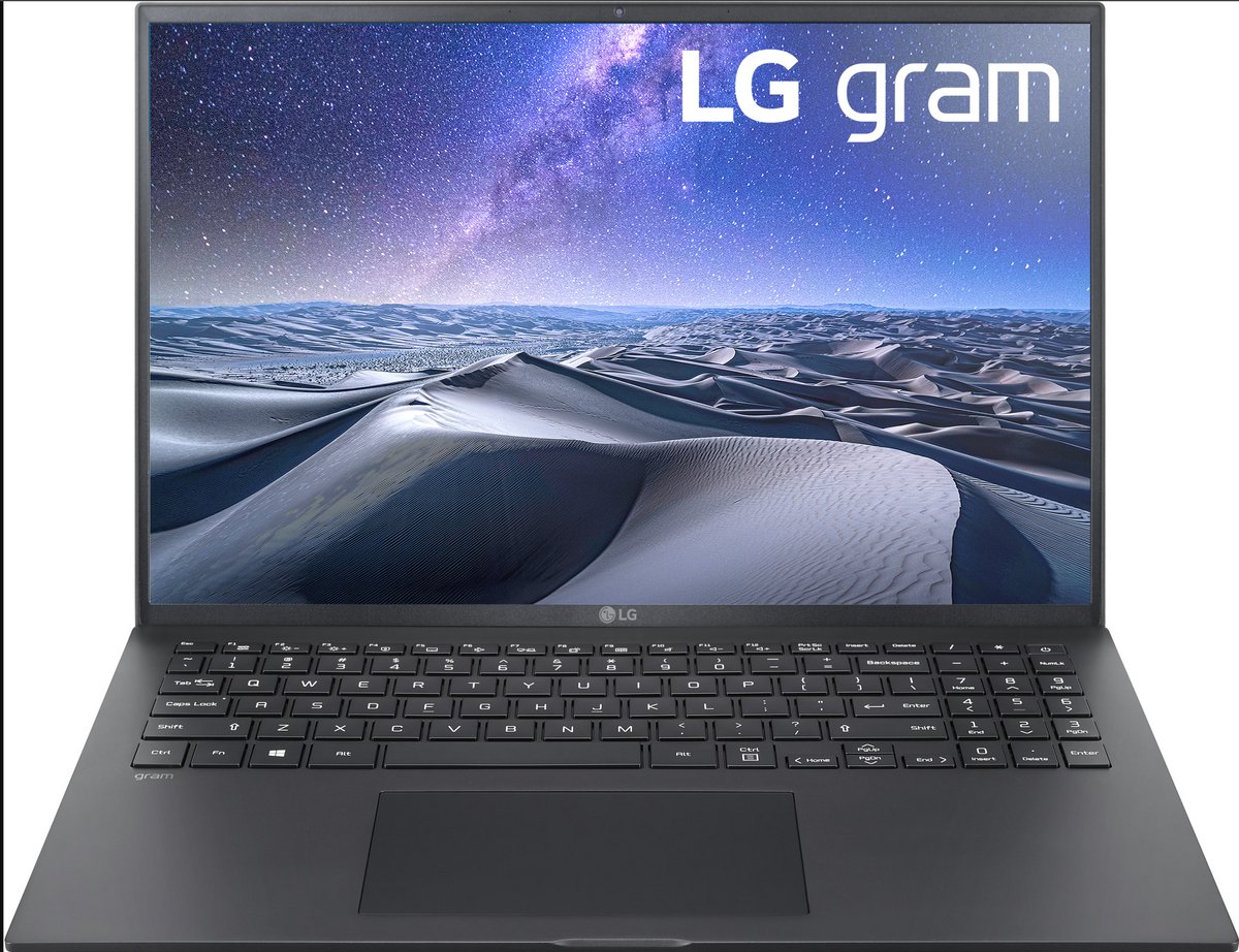 Bol.com LG Gram - 16” Intel i7 - 16GB/512GB - black aanbieding