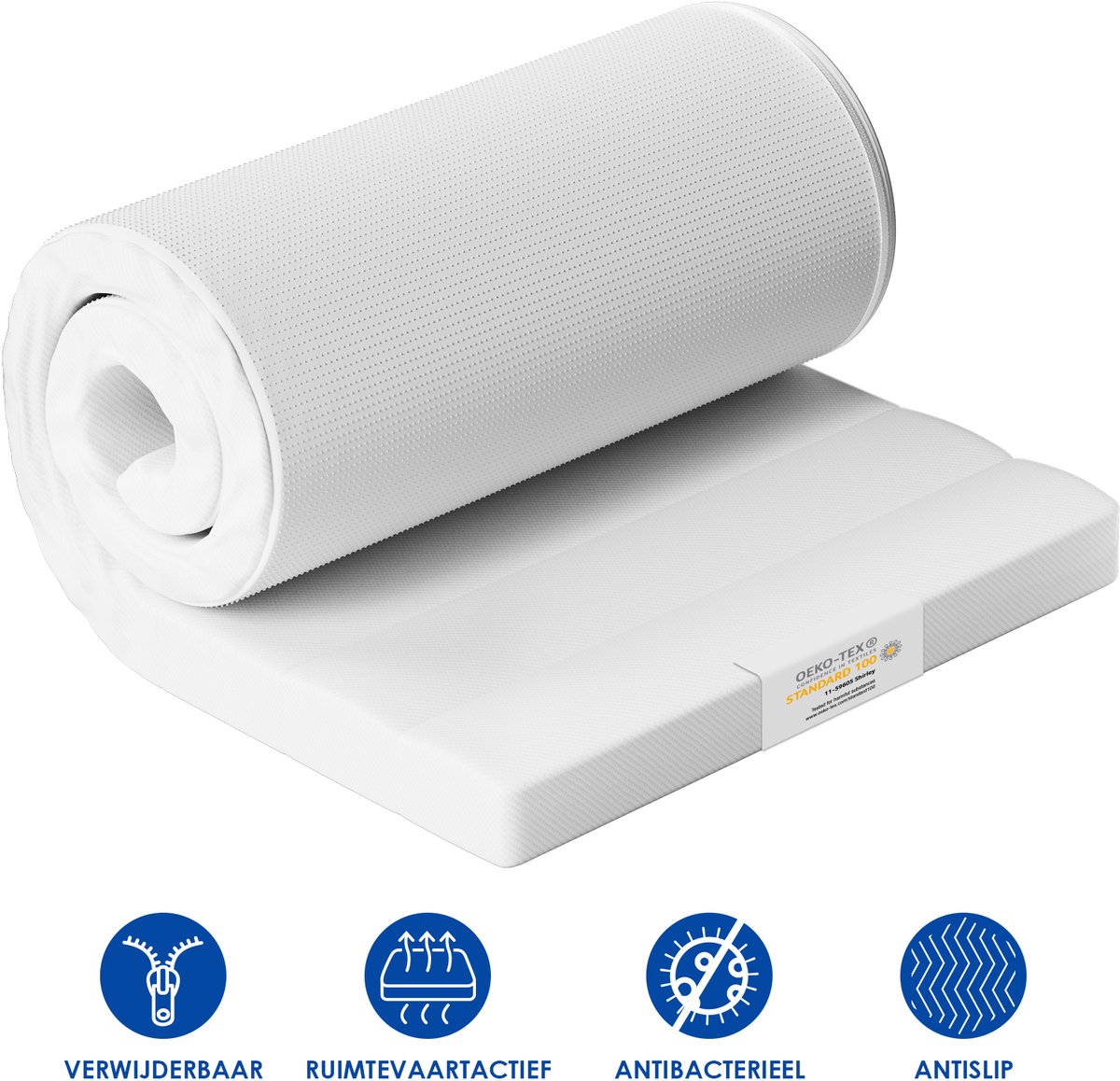 Aiidoits Aiidoits Topper 140x200 Topdekmatras - afbeelding 3