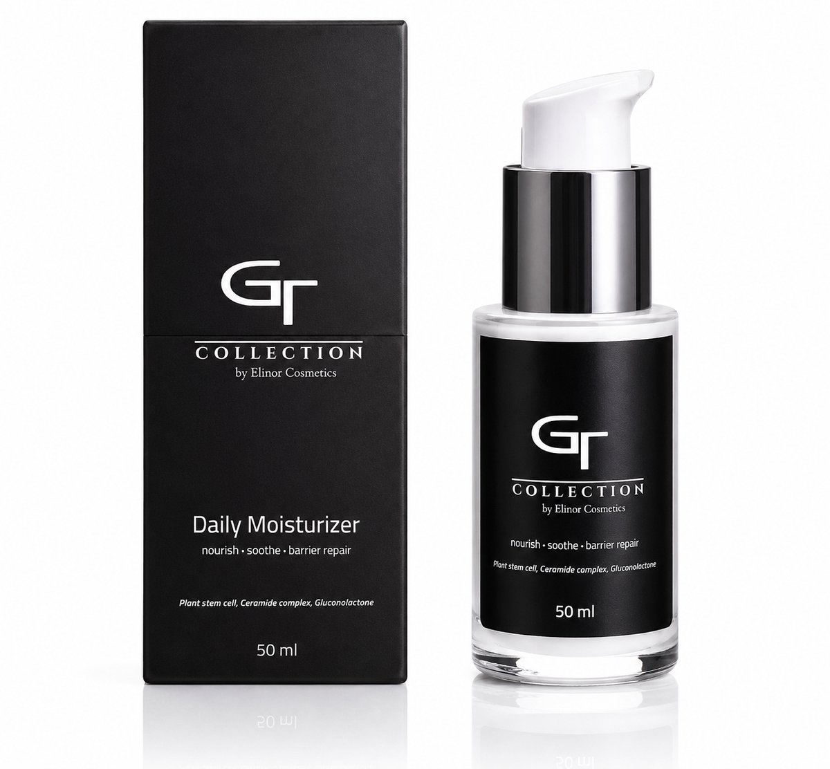 GT Collection - Gezichtscreme mannen - Hydraterende Dagcrème met Hyaluron & Vitamine E - Anti-aging - voor Normale tot Droge Huid - snelle absorptie – 50 ml voor dagelijkse verzorging