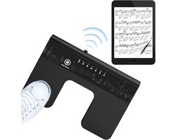 Bluetooth Page Turner Pedaal - Bluetooth voetschakelaar 6 modi voor tablets smartphones oplaadbaar stil live optredens concerten opnamestudio's instrumenten spelen of prompten