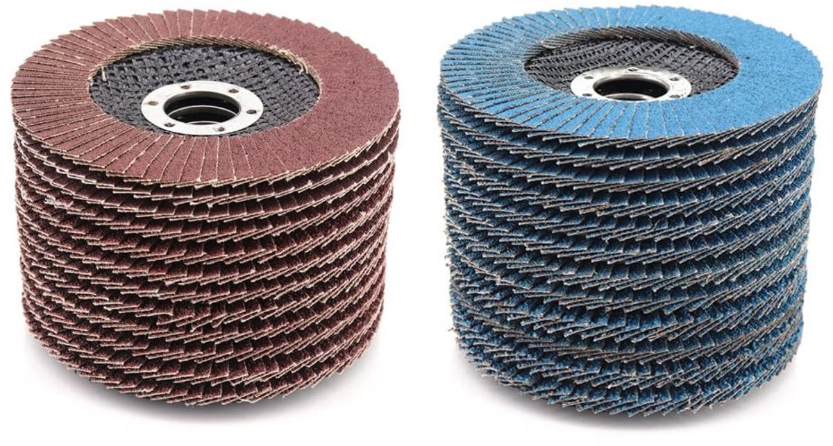 Flap Schijven voor Haakse Slijper - 24 Stuks 4,5 Inch (115 mm)