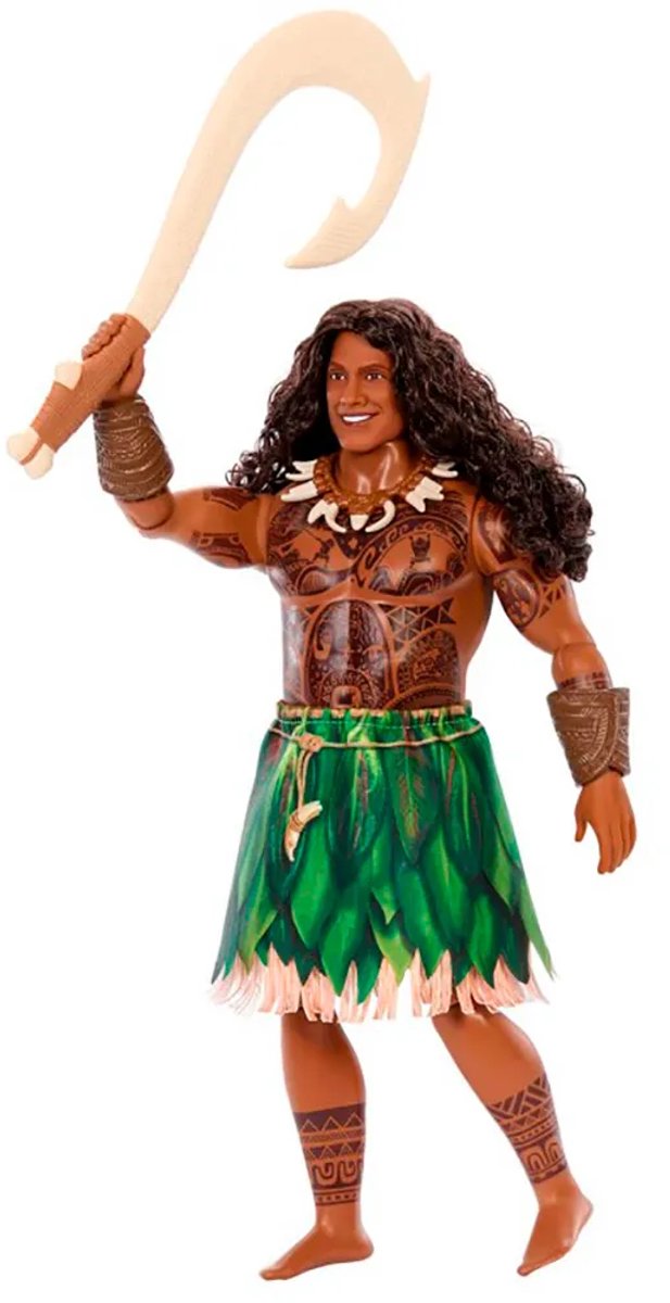 Disney Vaiana Maui Pop met outfit die aan en uit kan en 4 accessoires - Geïnspireerd op live-actionfilm van Disney — afbeelding 2