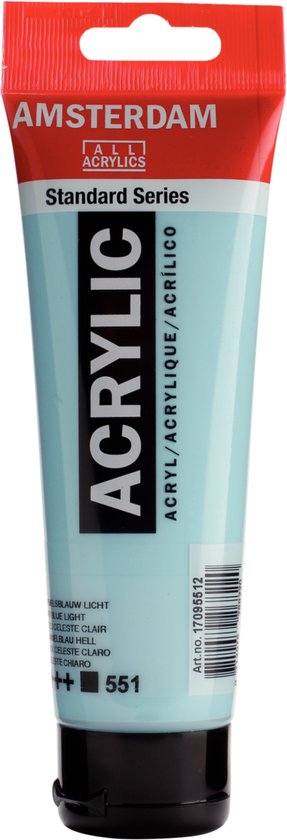 Amsterdam Standard Acrylic Paint 120ml 551 Sky Blue Light