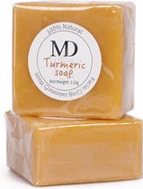 Turmeric soap | Kurkuma zeep | 100% Natuurlijk | Gezichtsreiniging | Lichaamsreiniging | Body wash | Handzeep | Douchezeep | Set van 2