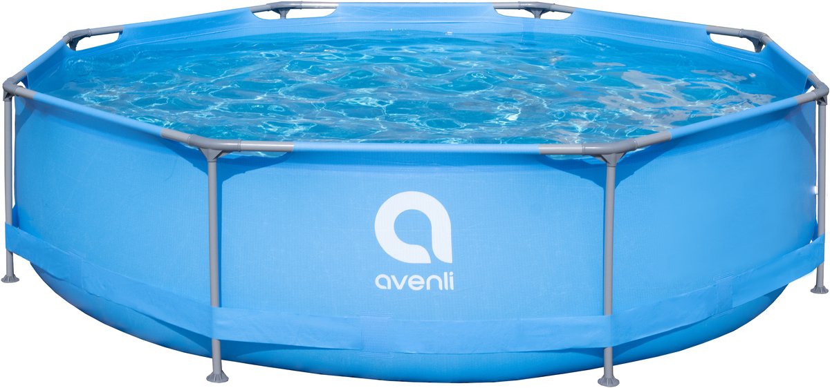 Avenli Rond Opzetzwembad met Frame – Premium – 305 x 76 cm – Blauw