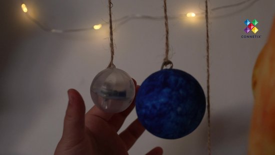 CONNETIX - Magnetisch Tegels - Ball Run Galaxy-pakket - 61 Stuks - Magnetisch Speelgoed