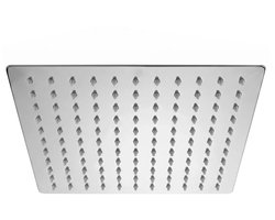 Rea - Vierkante Regendouchekop Js-p015 25cm Chrome - 24,5 x 24,5 x 0,2 cm