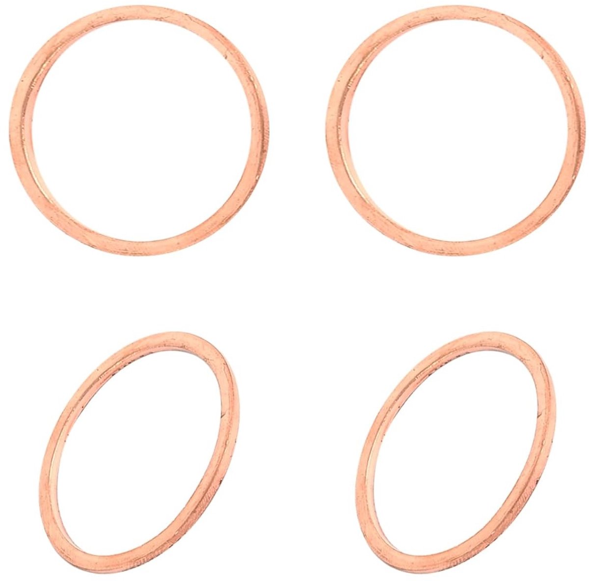 36mm x 42mm x 2mm Koperafdichtringen - 4 Stuks - Geschikt voor Industriële Machines en M36 Schroeven - Duurzame Koperafdichtingen voor Betrouwbare Verbindingen