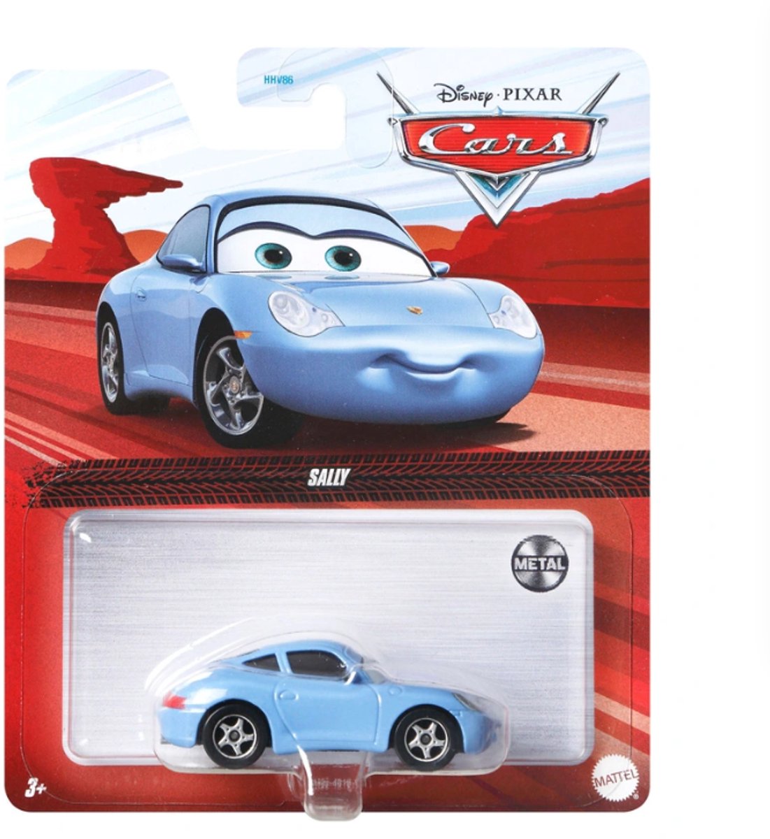 Disney Cars auto voertuig Sally - afmeting 6 cm schaal 1:55