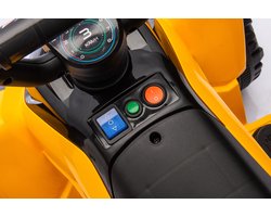 Thunder elektrische kinder quad 6V Geel