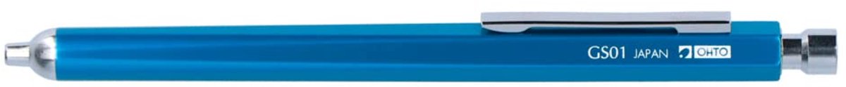 SnelShoppen - Luxe Balpen met Fijne Vulling, Geanodiseerd Aluminium, Blauw, 0,7 mm Needlepoint, Voor Professioneel Gebruik, Schrijven, Notities, Creat