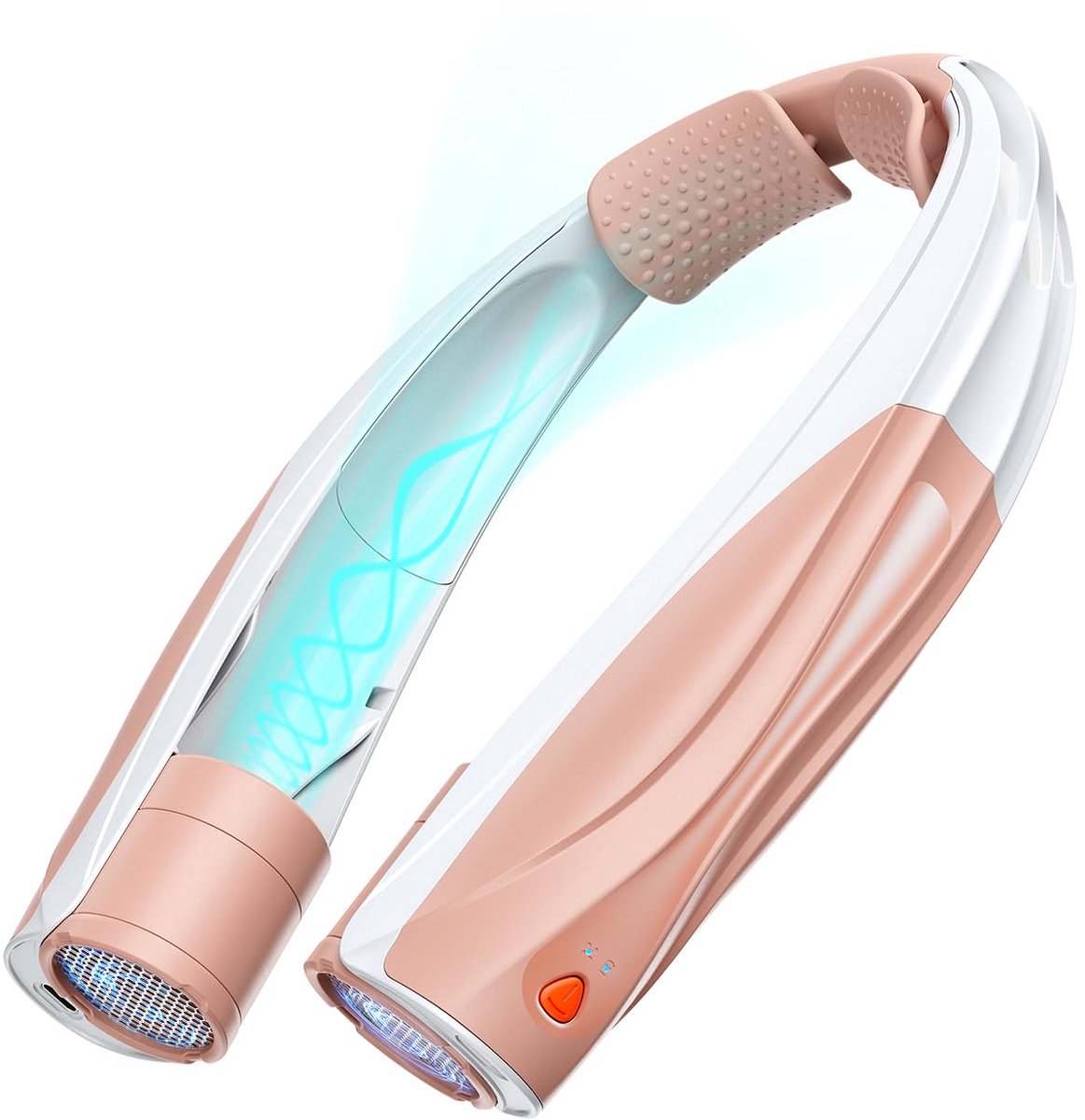 SnelShoppen - Draagbare Nekventilator met 6-23 uur looptijd, USB Oplaadbaar, 6000mAh Accu, 6 Snelheden, Stille Halsventilator voor Kantoor, Reizen, Sp