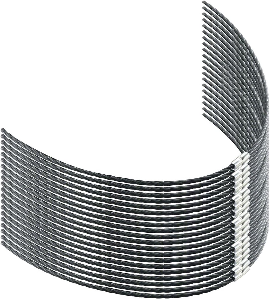 SnelShoppen - Brush Cutter Lines 3.5 mm x 37 cm - Grastrimmer Kabel voor AFS 23 tot 37 - 20/30/40/50/60/80 Stuks - Duurzaam en Flexibel - Tuinaccessoi